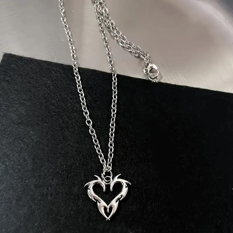 国境を越えた対外貿易ゴシック合金ペンダントネックレスファッションパンクジュエリー女性火心歯メーカー直販
