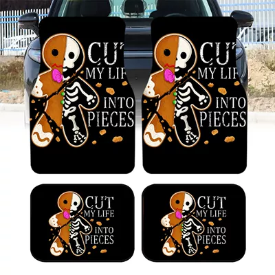 New cross-border Halloween-themed cartoon decorative | Avtomobil döşəmə paspasları - t828qcjd-halloween-7-3344cmtwo-piece-set