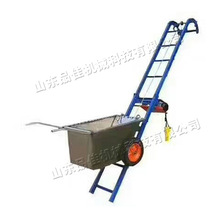 斜坡电动提升上料机 建筑工地上料提升机 砂石泥土吊装运料车