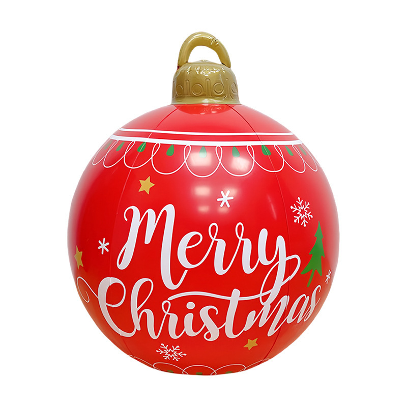 Transfronteriza nueva bola inflable de Navidad fiesta patio al aire libre 60cm bola diversión vacaciones atmósfera Decoración