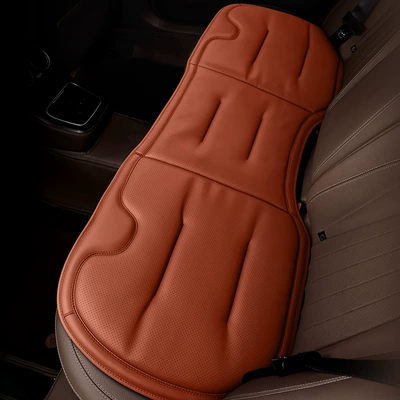 Seat cushion, seat cover, for All Seasons, Original Car Leather - hermes-orange-rear-three-seatssingle-pack