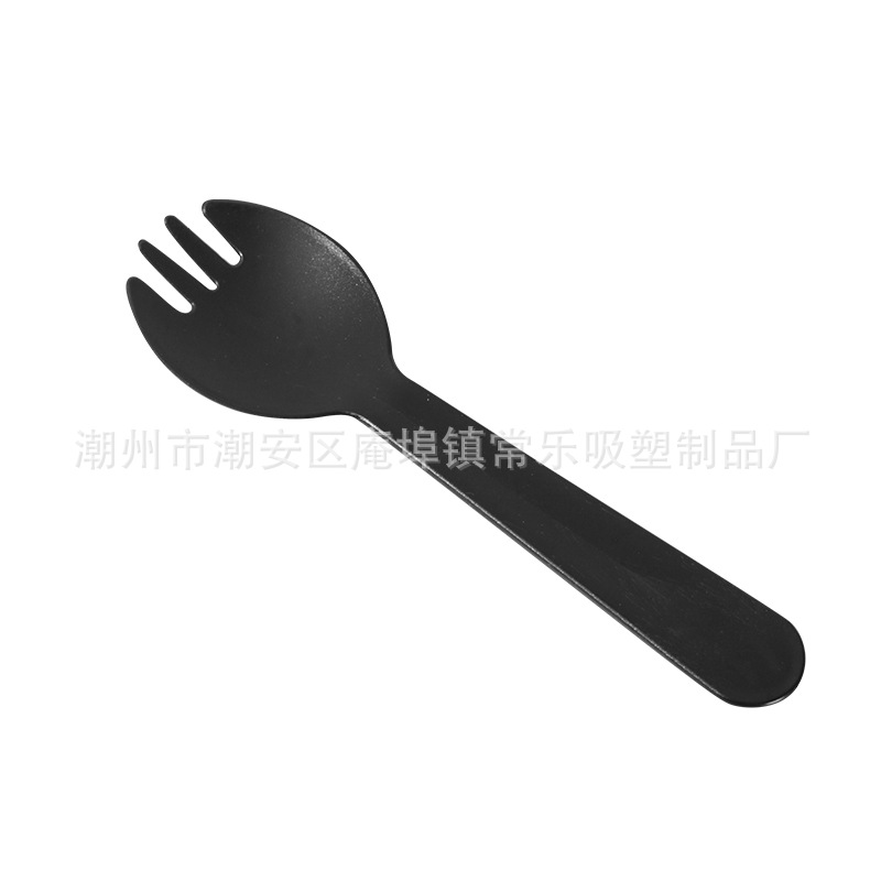 Tenedor desechable tenedor cucharas de plástico fruta picadora horquilla de pastel de embalaje independiente cucharas de postre cucharas de helado