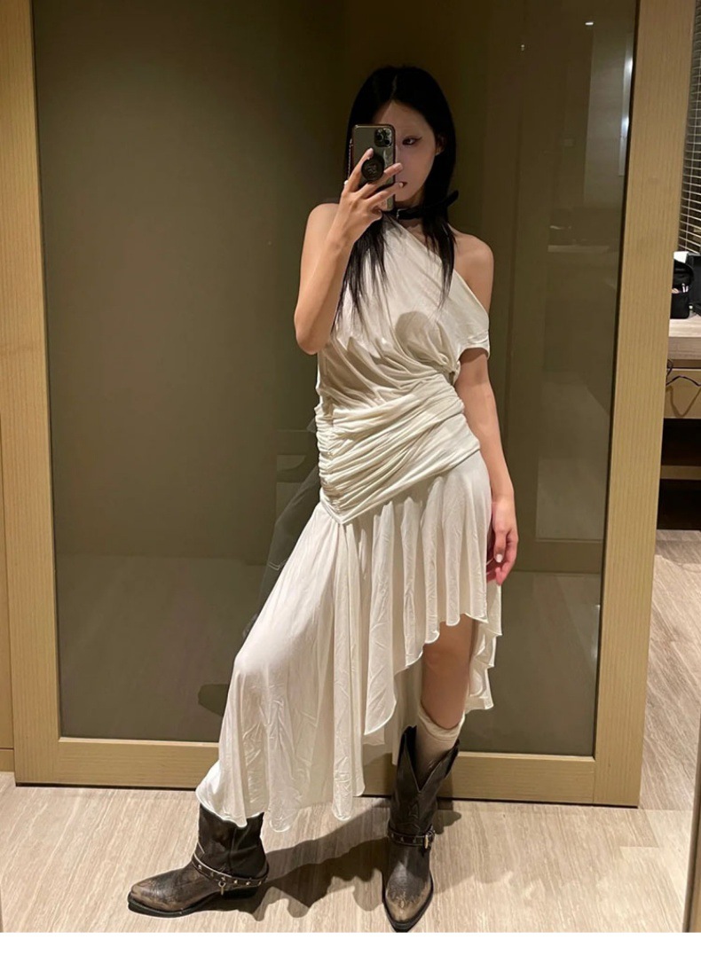 Bestickte Western Cowboy Damenstiefel aus echtem Leder, gebürstet und gebraucht, kurzer Stiefel, dicker Absatz, spitz,_voghion.com