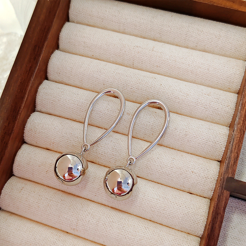 Holiday, Daily Occasion 1 Pair Simple Style Geometric Plating CCB Drop Earrings