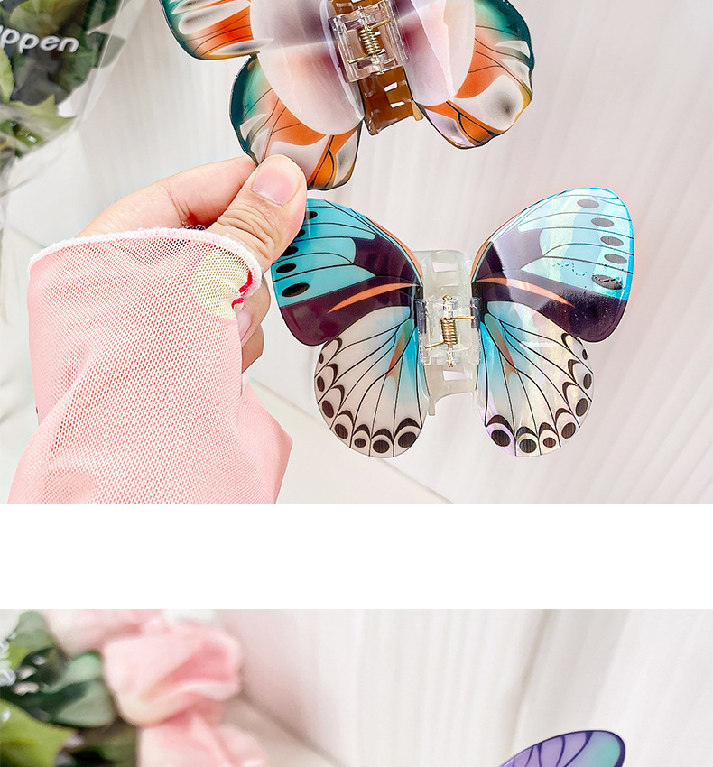 Elegant Basic Lady Butterfly Arylic Hair Claws display picture 2