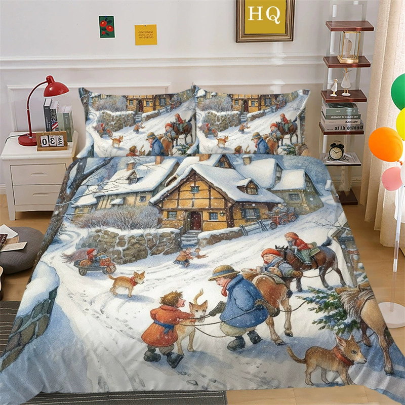 (Cross-border trading), duvet cover, pillowcase, ebay, 3D, polyester