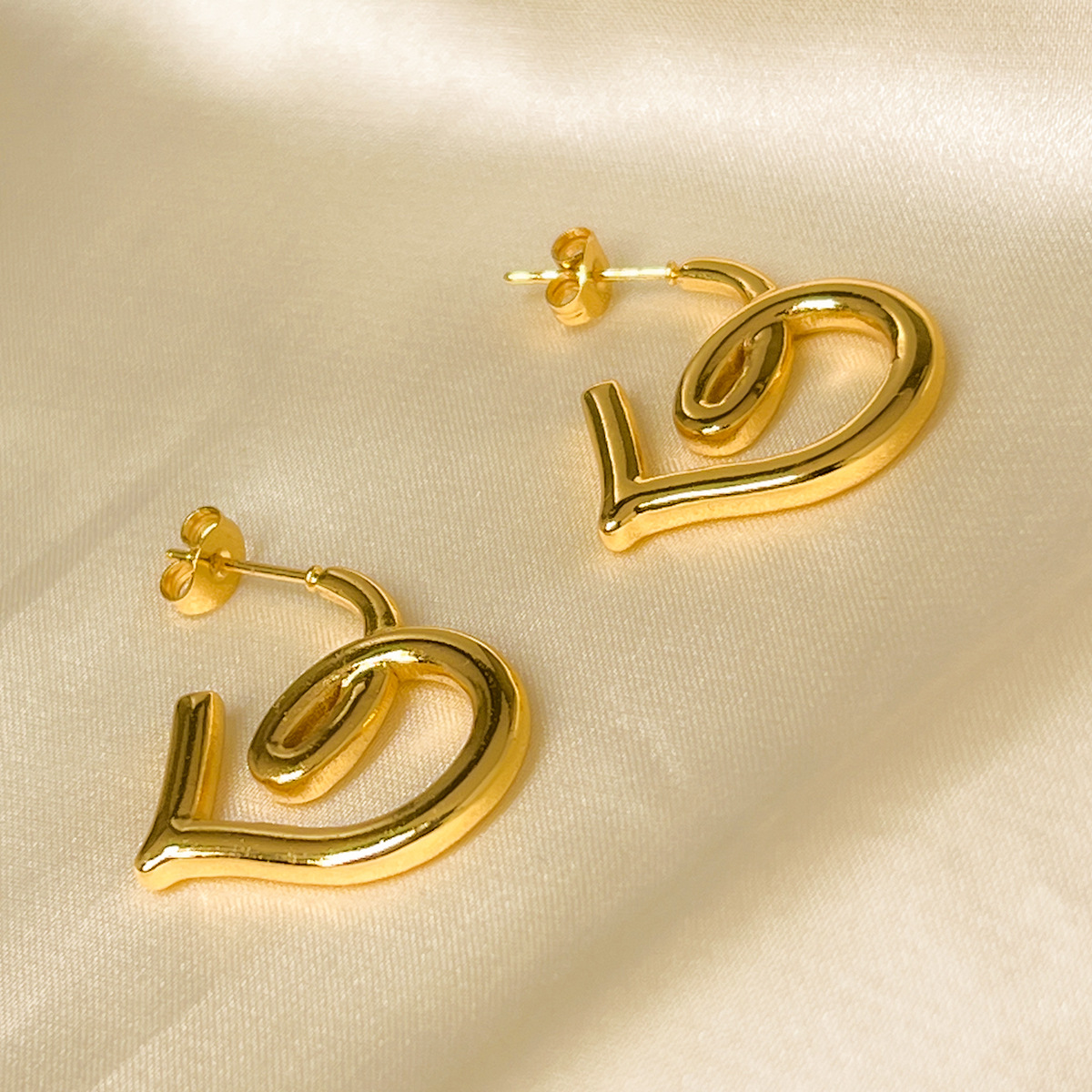 Summer brand earrings stainless steel pearl