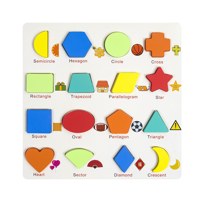 Educación temprana de madera transfronteriza, acumulación cognitiva, transporte de animales de madera, combinación de formas, rompecabezas 3D, juguetes educativos para niños image 10