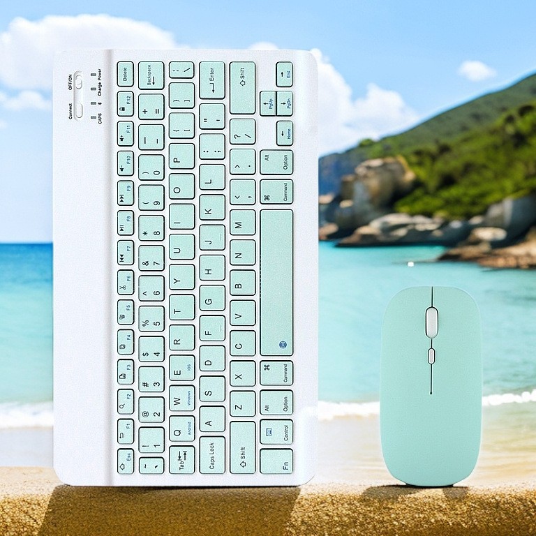 Mini Small Wireless Bluetooth Keyboard Computer Mobile Phone Tablet Laptop Keyboard Mouse Rechargeable Silent Ultra-thin