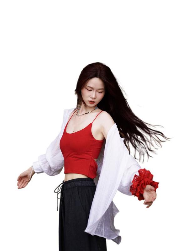 港风复古白色条纹衬衫女夏季设计感小众衬衣气质海边度假防晒上衣|undefined