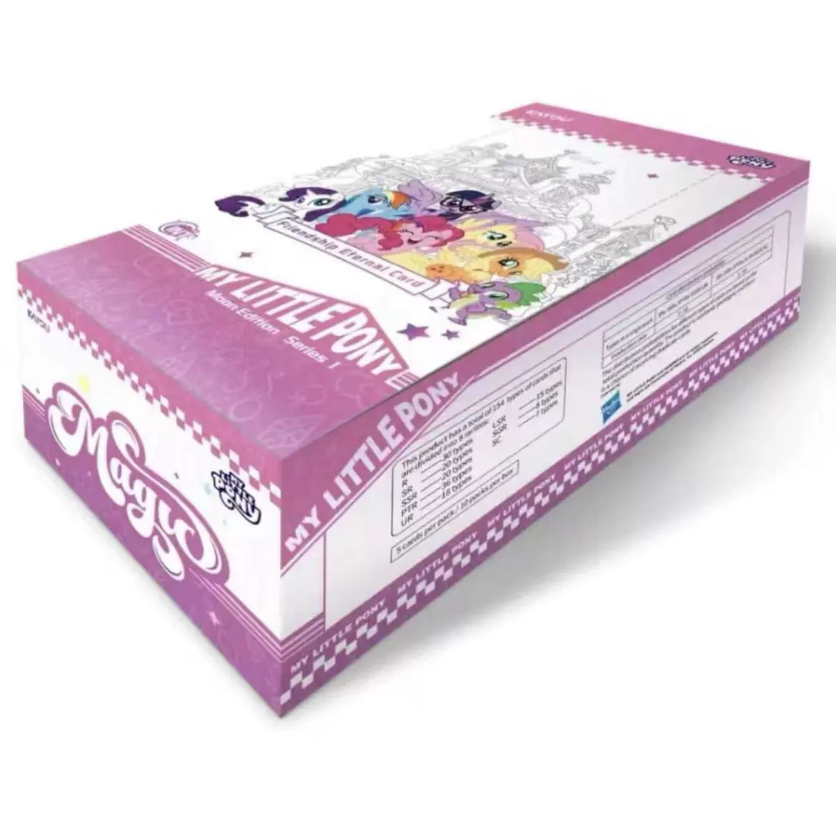 Карточная игра Pony English Overseas Edition Baoli Card Huiyue Pack Sevеnth and Sixth Edition US Version UR Card International Version Card