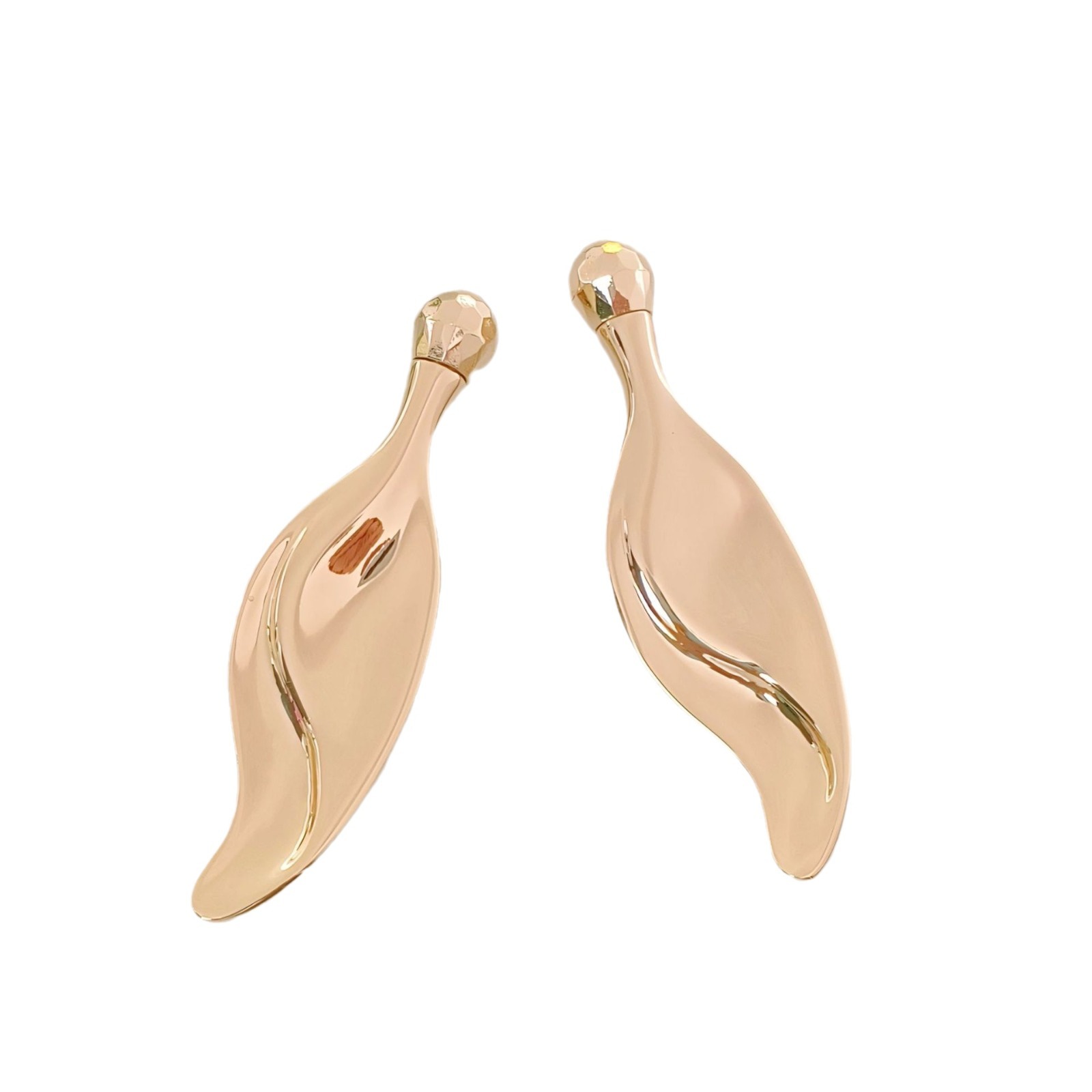 Rodillo metálico para masaje ocular, aplicador para crema facial y lifting de cara, regalo de belleza para el rostro