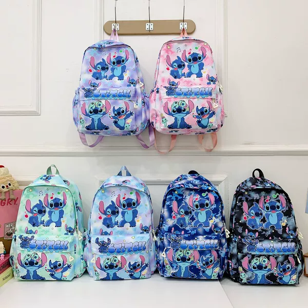 Anime Cartoon Cute Children's Backpack Large Capacity Boys Girls Student School Bag Fashionable and Versatile Outing Backpack