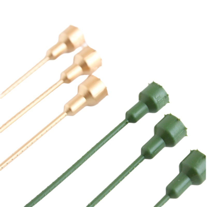 Flor eterna rosa caja de regalo flor de plástico titular flor Varilla de extensión Varilla Flor de barro titular micro paisaje que hace titular de la flor