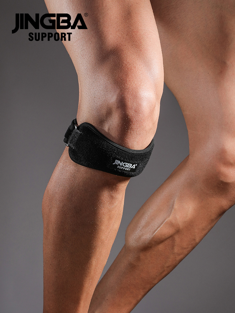 JINGBA deportes rodillera pista y campo presión rótula cinturón correr al aire libre baloncesto fitness equipo de protección fábrica por mayor