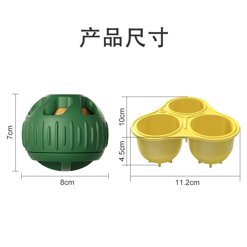 Bola interactiva para mascotas Bola de comida lenta Bola de lamer Aperitivos liofilizados Relleno de comida lenta Juguetes de comida con fugas Rompecabezas