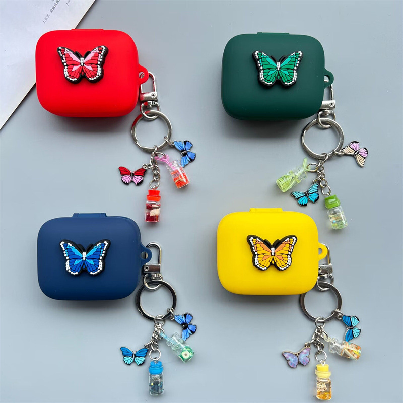 Suitable for Realme Buds Air8 Wireless Bluetooth Earphone Protective Case Foreign Trade Butterfly 7Pro Soft Shell