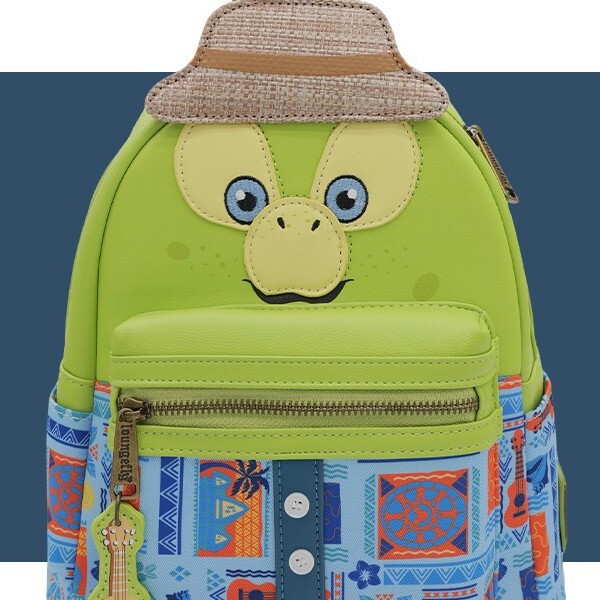 Loungefly Oulemila Casual Bag Olu Little Turtle Backpack Kidsren's School Bag Men's and Women's Backpack