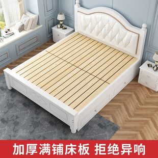 Soft Bed Modern Simple 1.8 Household Double 1.0M Master Bedroom Rental Room 1.5 Economical European Style Big Bed