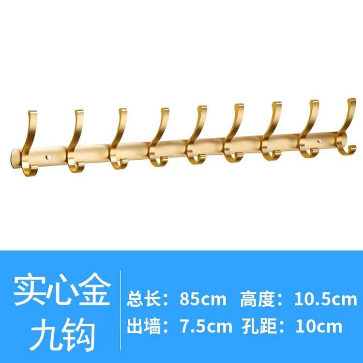 Oro macizo 9 ganchos