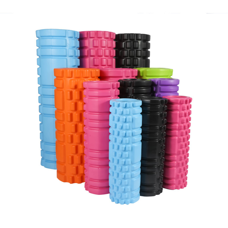 Factory wholesale 33cmeva hollow fitness foam shaft Mace massage roller muscle relaxation yoga column