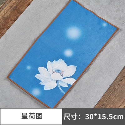 Zen chino toalla de té de gamuza paño de té absorbente toalla olla Kung Fu juego de té accesorios mesa de té Toalla de trapo té