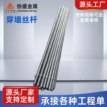 通丝止水螺杆建筑穿墙对拉螺栓木工用剪力墙防水丝杆工地支模拉杆