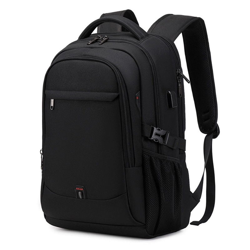 Mochila personalizada Mochila para hombres Viajes de negocios Mochila recargable a prueba de agua USB Mochila escolar para estudiantes de secundaria