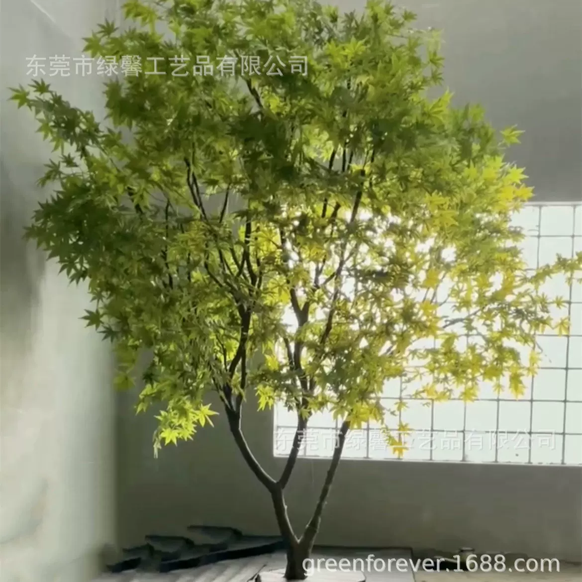 直销室内园林绿化庭院仿真植物日本枫树小叶鸡爪槭鸡爪枫真杆假树