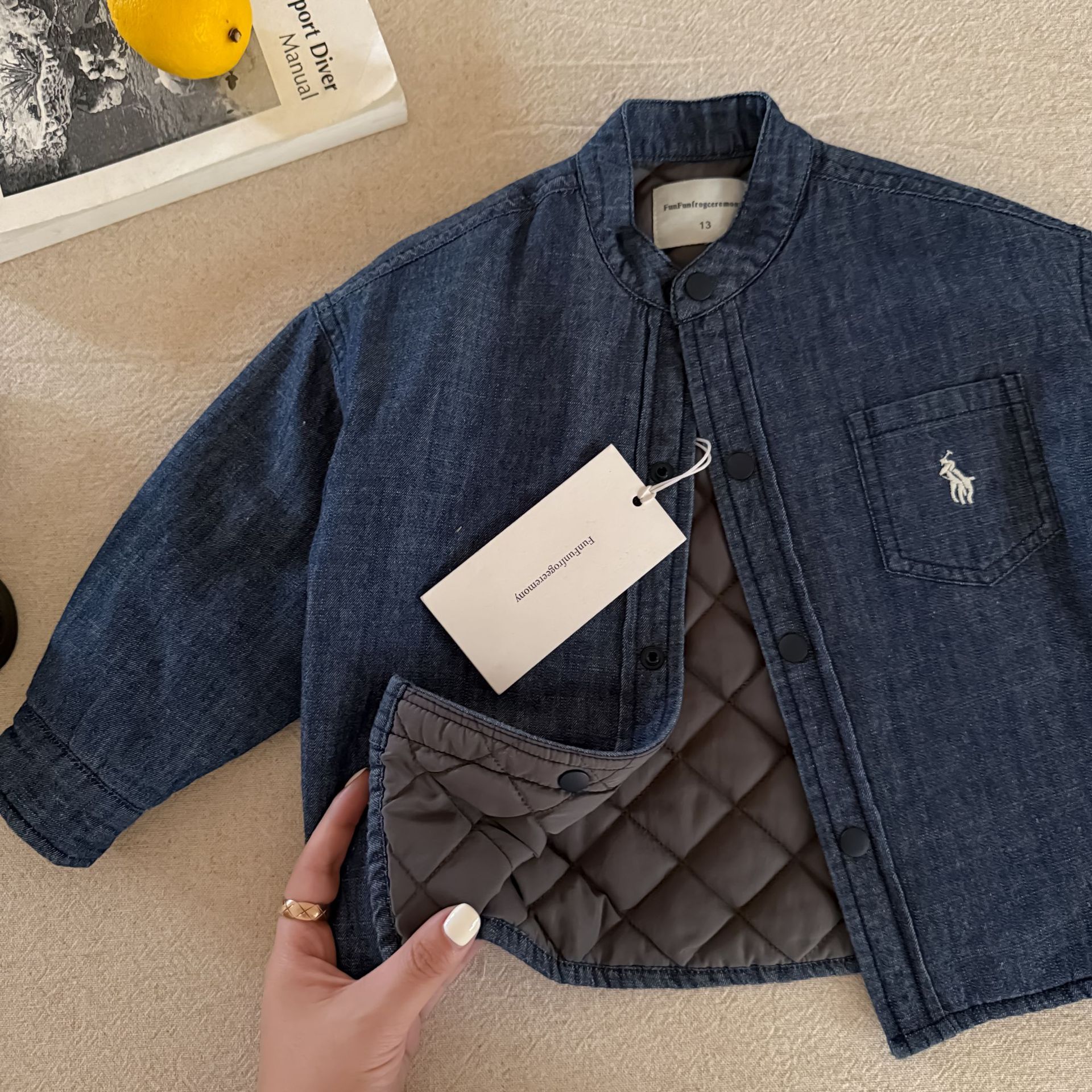 加棉25冬款牛仔棉衬衫