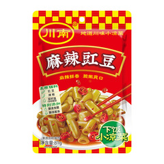 Sichuan South 81g bag of spicy pickled kelp, pickled peppers, cowpeas, red oil wood ear mushrooms, pickled mustard greens, spicy pickled radish, and small salted vegetables