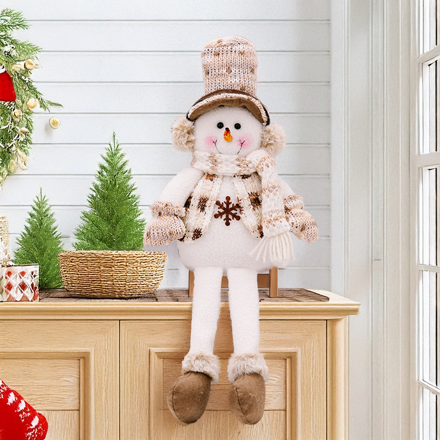 Ming Guan nuevo muñeca nórdica sentada muñeca decoración europea muñeca