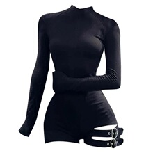 M 62992 Sexy Long Sleeve Jumpsuit �Ը��B�w�� �羳�W��