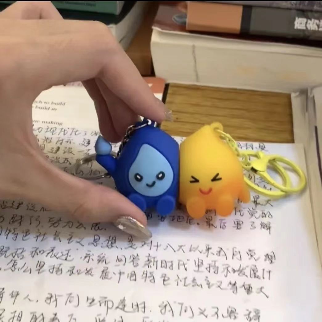 자기 블루 파이어맨 쌍