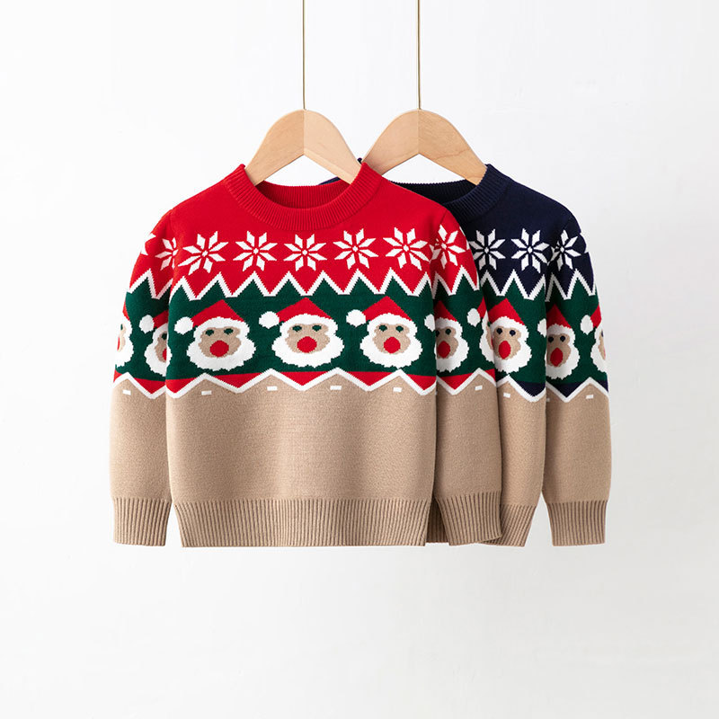 Christmas Fashion Christmas Tree Snowman Elk Polyacrylonitrile Fiber Hoodies & Knitwears display picture 4