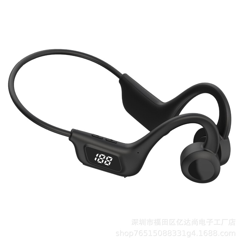 アップグレード版デジタル表示空気骨伝導無線bluetoothイヤホンq33proは耳に入らない運動型が長い|undefined