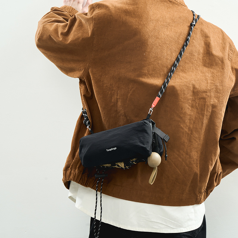 Cross-border Niche 2025 New Trendy Aquarius Bag Unisex Outdoor Mountaineering Crossbody Bag Lightweight Multi-layer Small Satchel