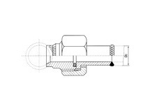 焊接式分管管接头 过度接头油管接头ED密封