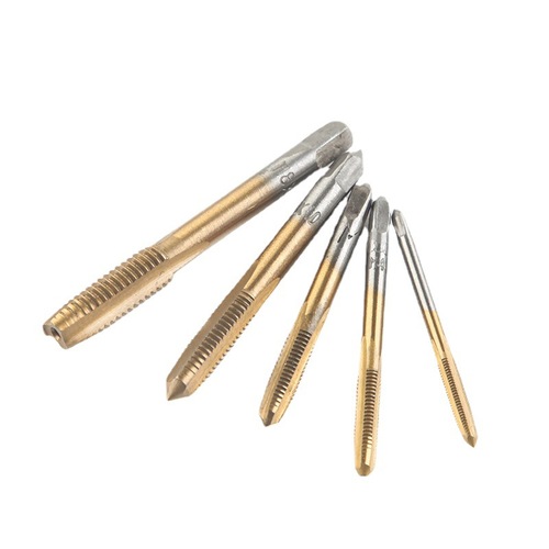 Fully Ground Straight Flute Tap, High-Speed Steel, Standard Thread, Cobalt-Containing Straight Flute Machine Tap & Screw Tap Set