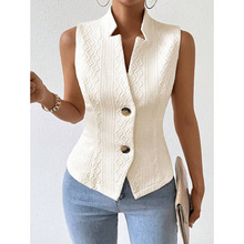 J 62212 Sleeveless V-neck vest ���� V �����׿羳����ͨ��