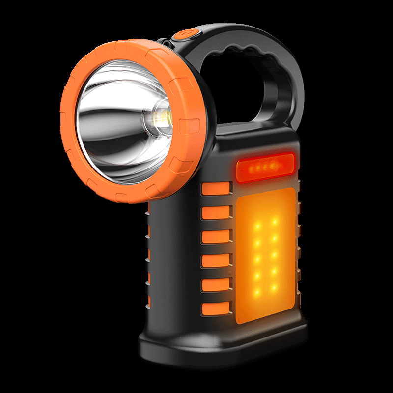 Nueva lámpara portátil multifuncional linterna de luz alta carga solar al aire libre iluminación LED luz portátil