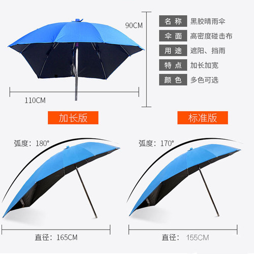 Electric scooter umbrella quick-release foldable electric bike canopy sunshade rain cover footboard motorcycle sunshade umbrella