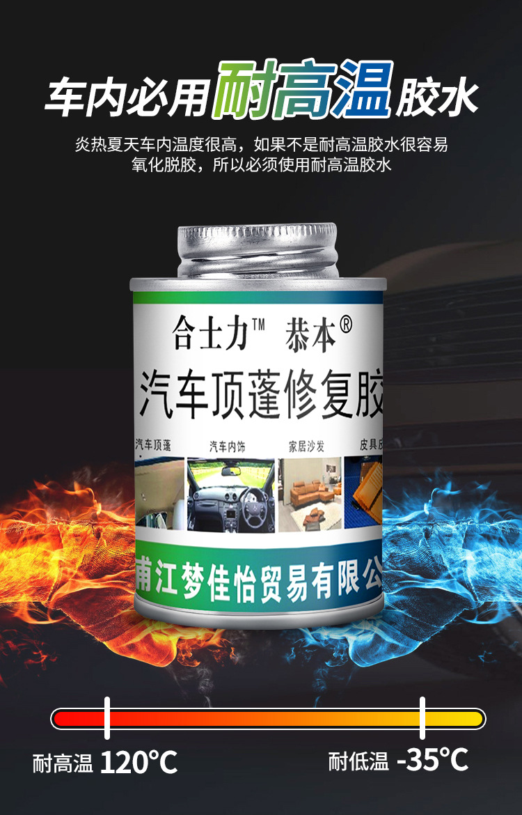 Car Interior Ceiling Fabric Detachment Repair Spray Adhesive, Self-Adhesive Fabric for Car Roof Modification, Special Self-Spray Adhesive