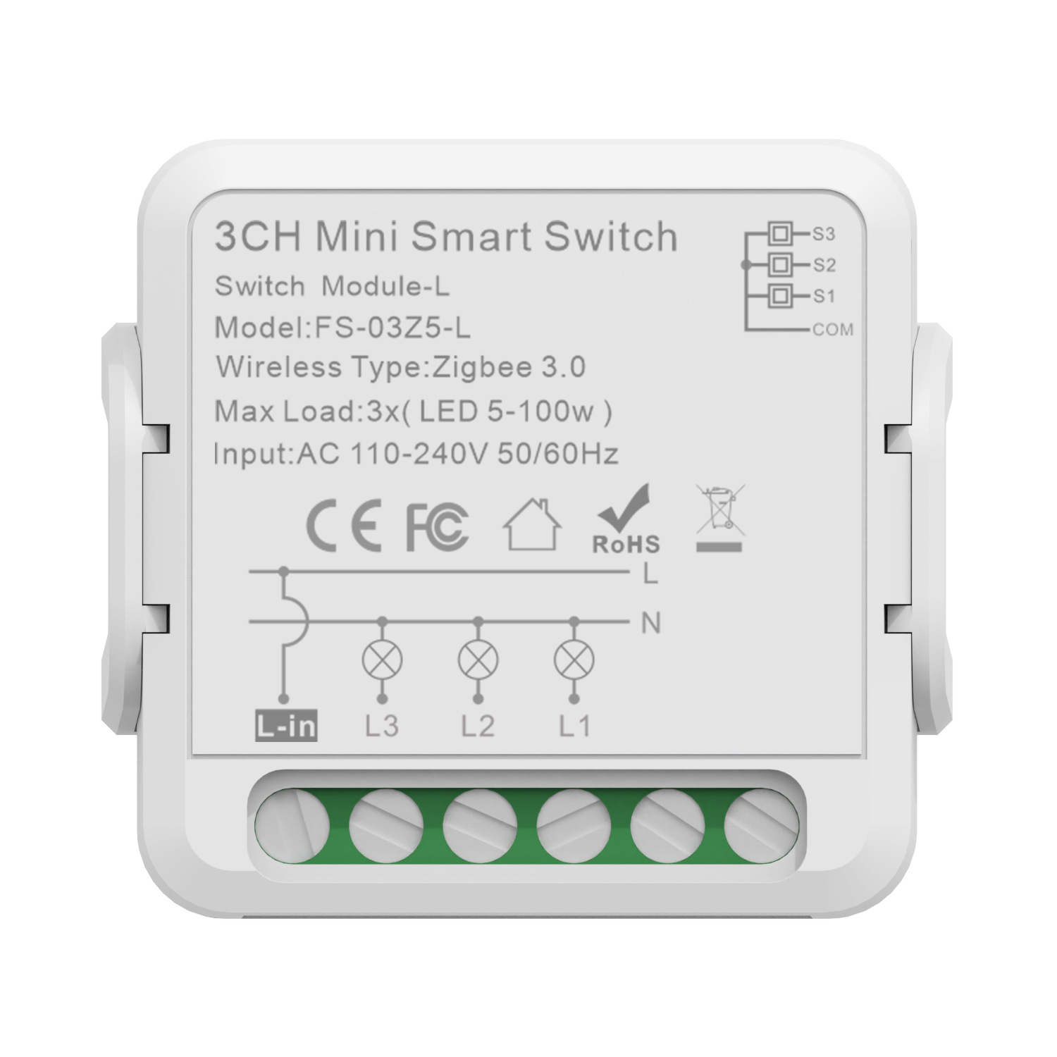 3방향 Zigbee 10A [단발 버전]
