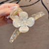 Crystal, crab pin, hair accessory, hair stick, shark for bath, hairpins for elementary school students, flowered