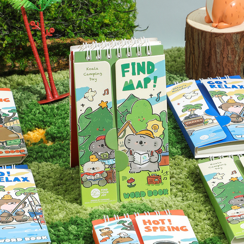 Fang Dao Meng Dao Animal City Series Portable Small Pocket Notebook English Recitation Word in stock Wholesale