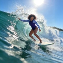 2026欧美风长袖连体泳衣女防晒棋盘格冲浪速干泳装显瘦紧身潜水