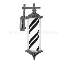 华美高铝材户外挂墙转灯LED理发店挂壁美发转灯发廊旋转灯灯箱