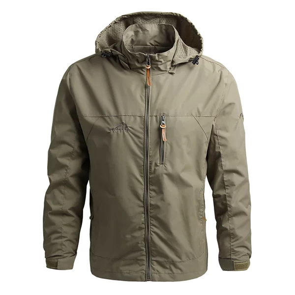 Men's Spring and Autumn New Casual Versatile Loose-Fitting Youth Jacket Men's Hooded Travel Jacket