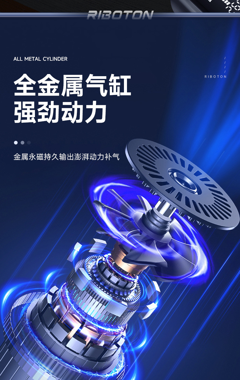 Car-mounted wireless air pump, customized portable multi-functional emergency air pump, tire pump for electric vehicles